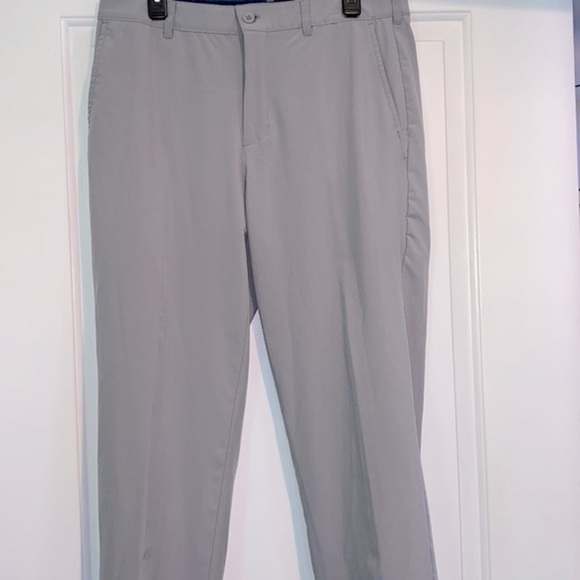 Izod Golf pants size 34x32 in grey color - Picture 2 of 10